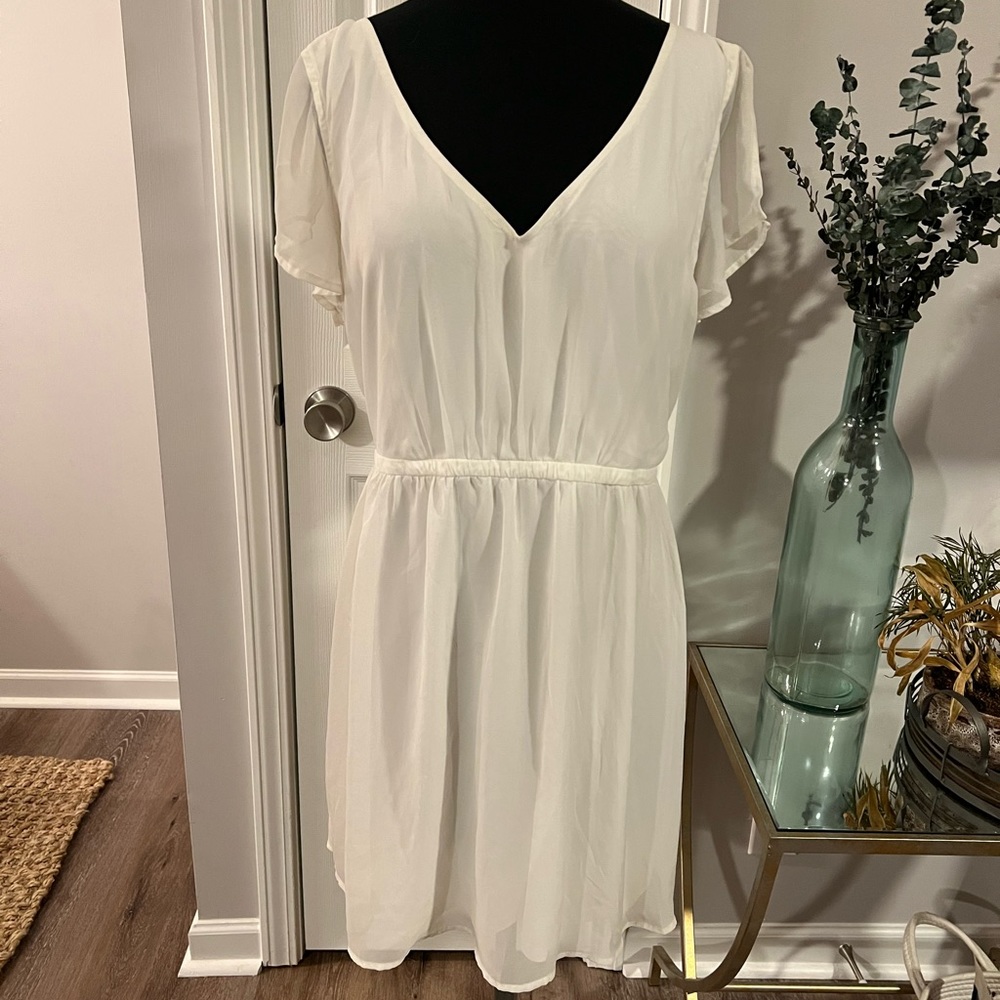 Express little white dress size XL